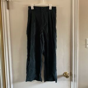 madewell forest green trousers